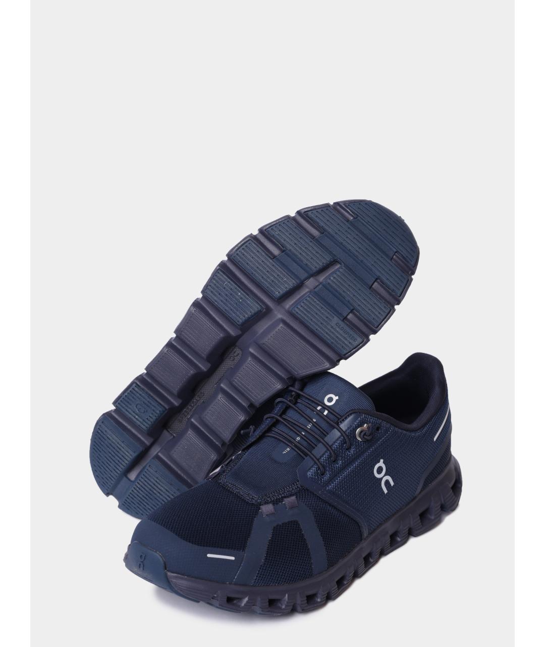 ON Синие текстильные высокие кроссовки / кеды, фото 4