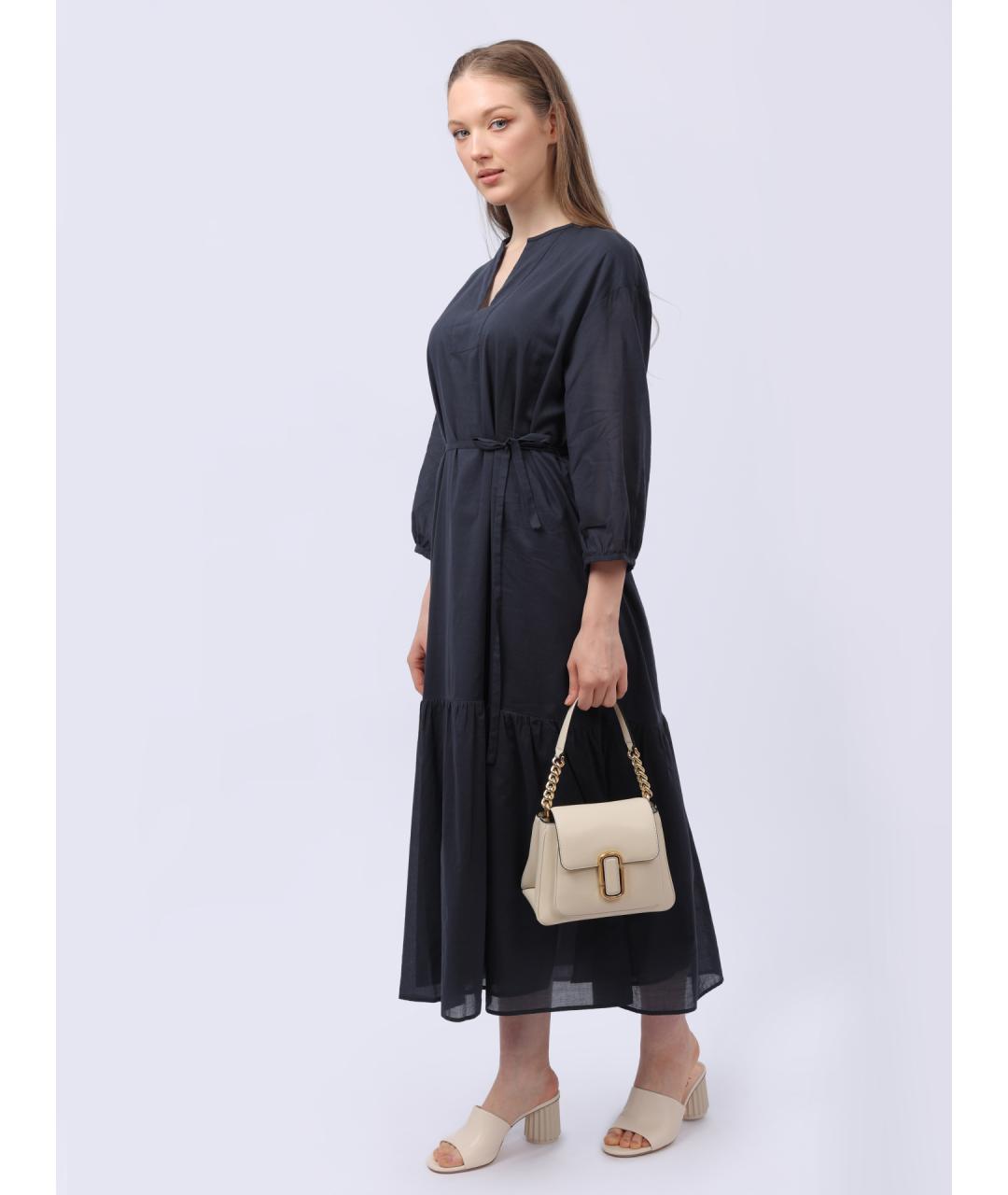 PESERICO Серое повседневное платье, фото 5