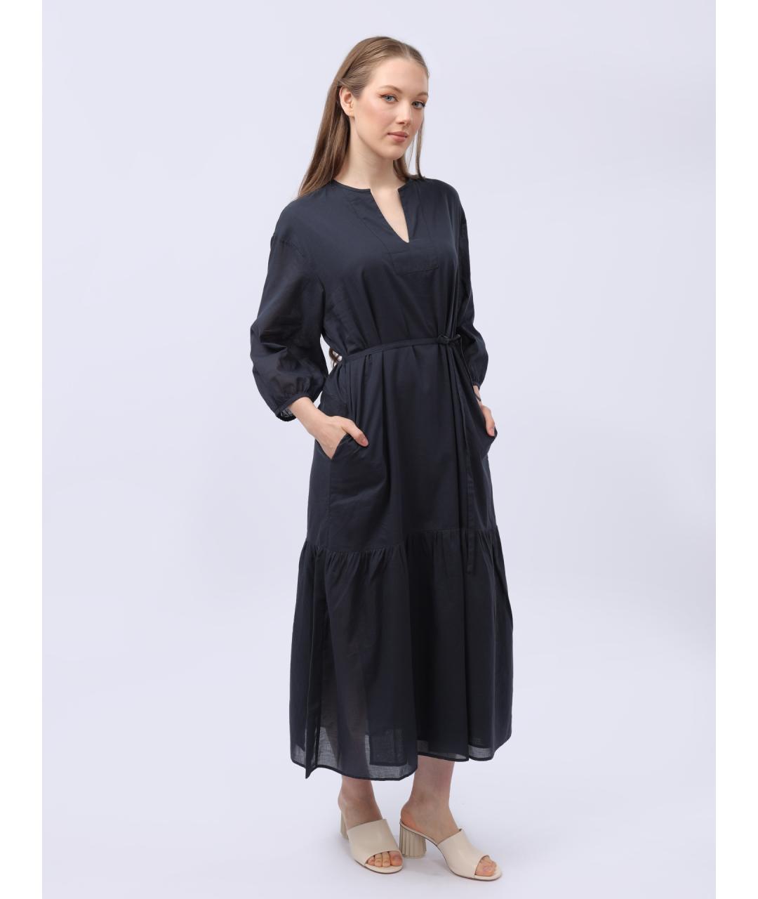 PESERICO Серое повседневное платье, фото 7