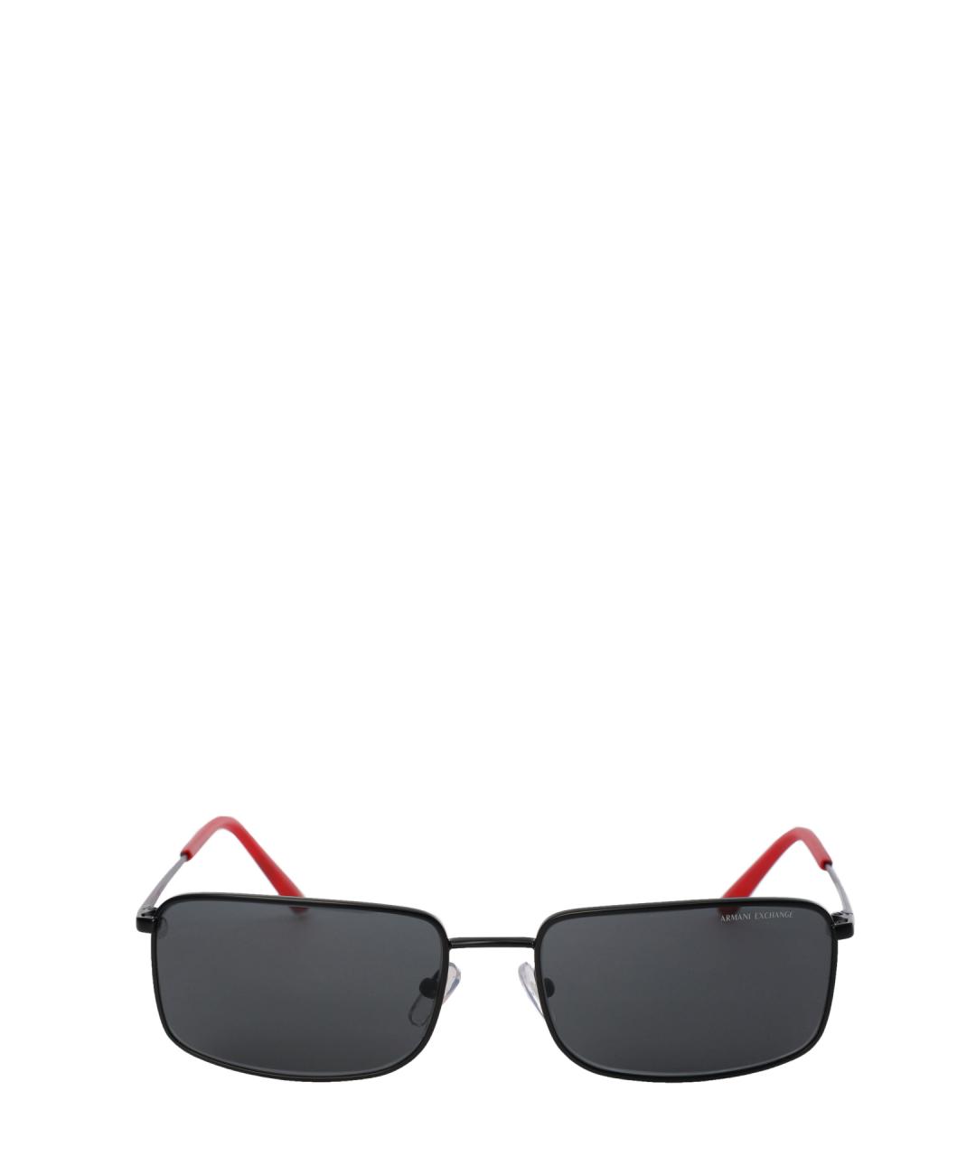 ARMANI EXCHANGE Черные металлические солнцезащитные очки, фото 2