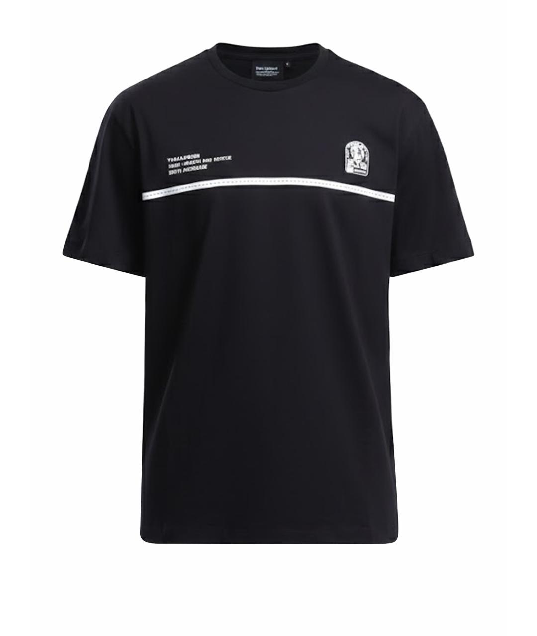 PARAJUMPERS Черная хлопковая футболка, фото 1