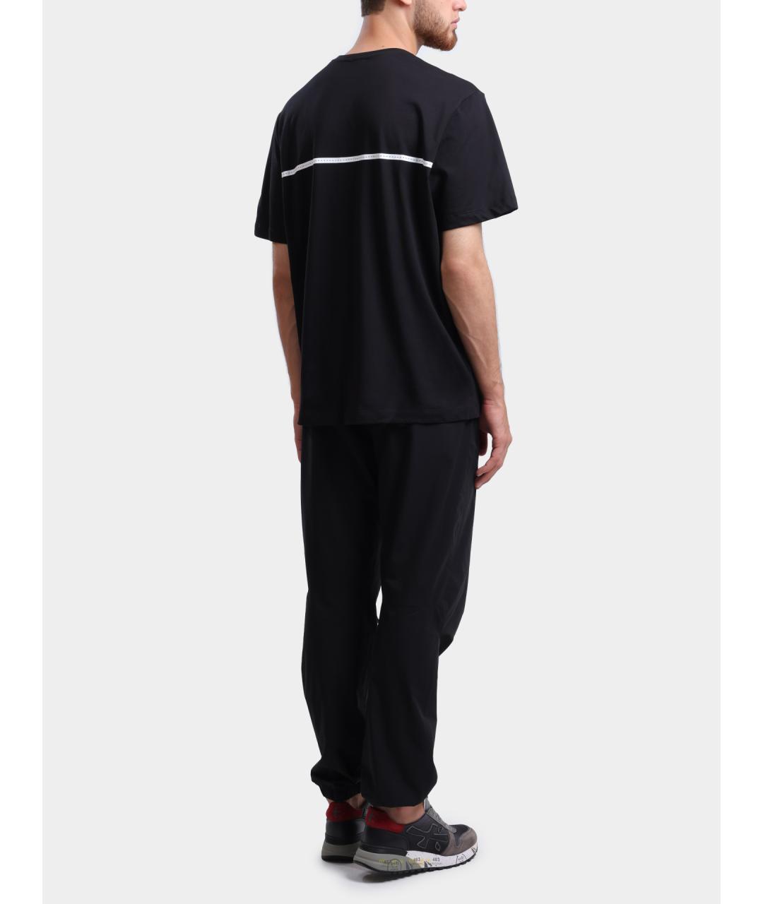 PARAJUMPERS Черная хлопковая футболка, фото 5