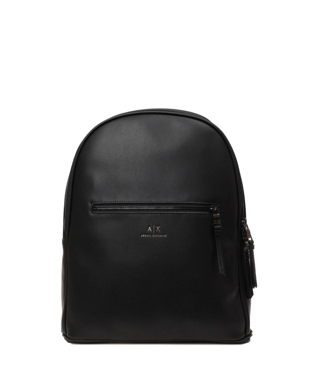 ARMANI EXCHANGE Черный рюкзак из искусственной кожи, фото 1