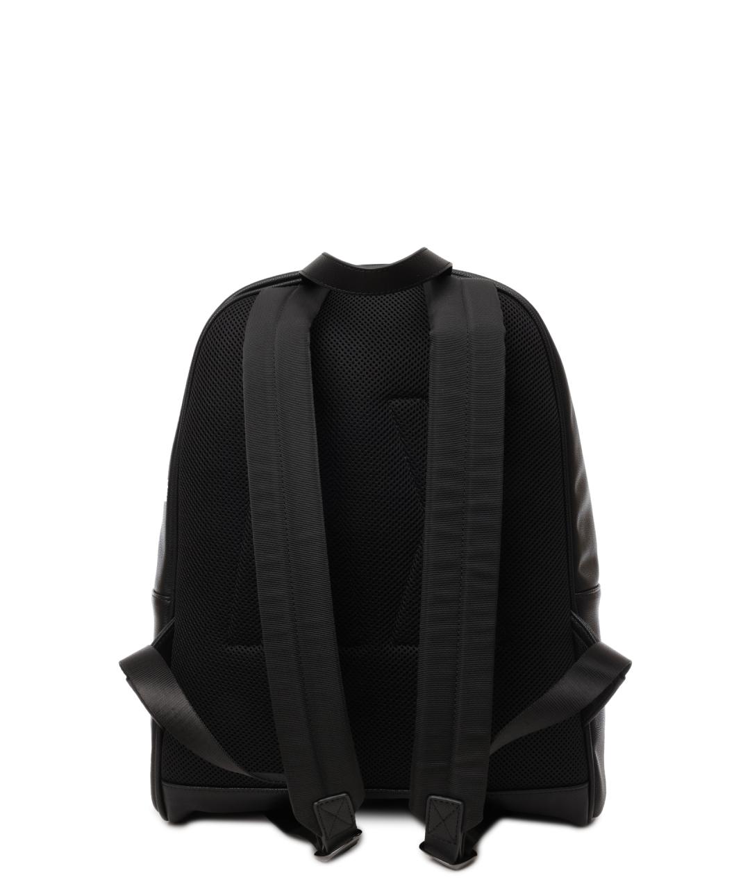 ARMANI EXCHANGE Черный рюкзак из искусственной кожи, фото 3