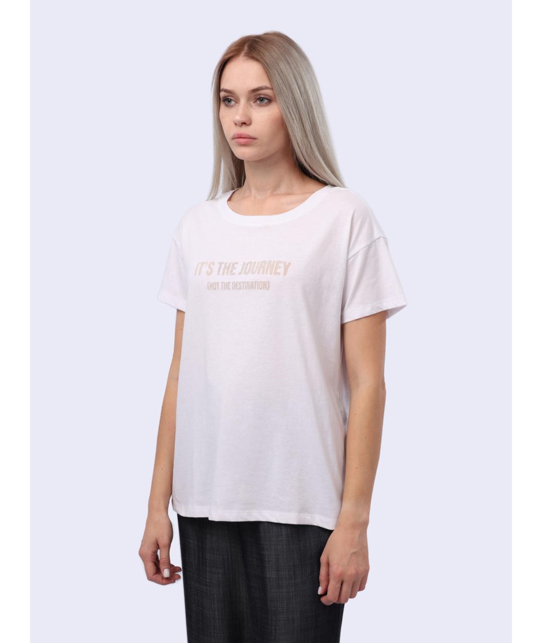 ARMANI EXCHANGE Белая хлопковая футболка, фото 3