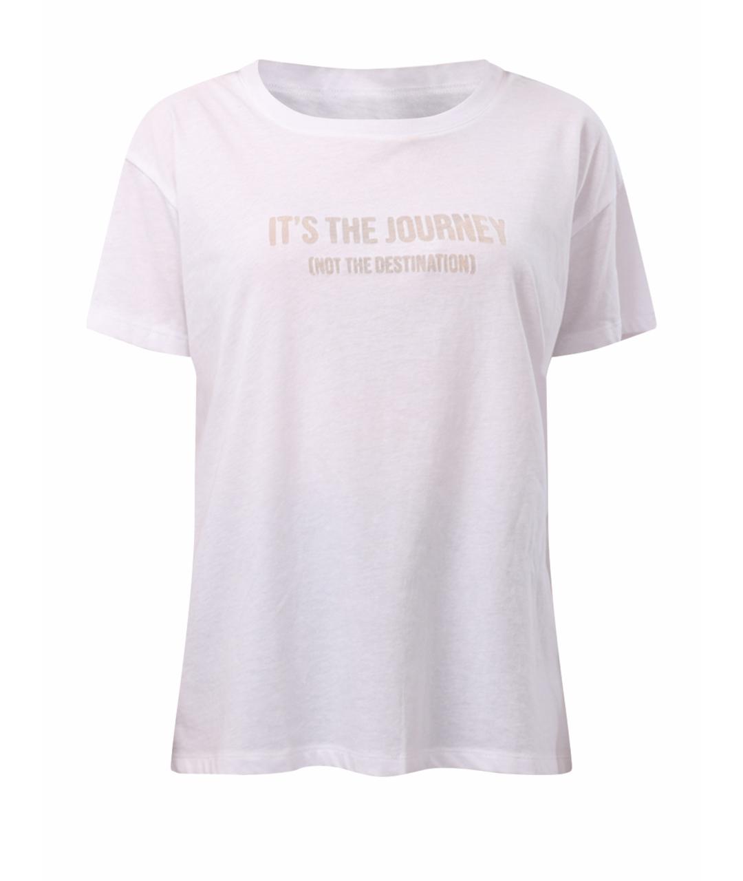 ARMANI EXCHANGE Белая хлопковая футболка, фото 1