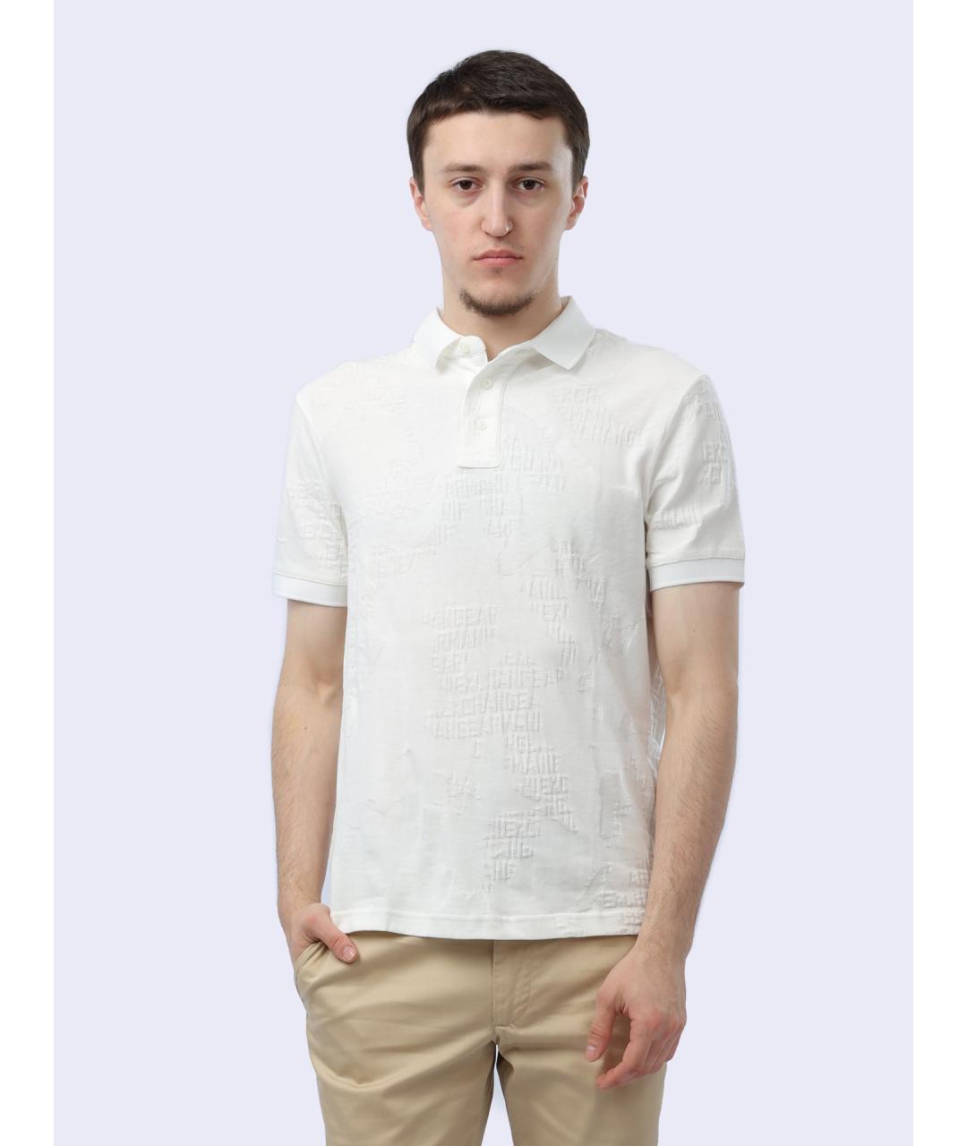 ARMANI EXCHANGE Белое поло с коротким рукавом, фото 7
