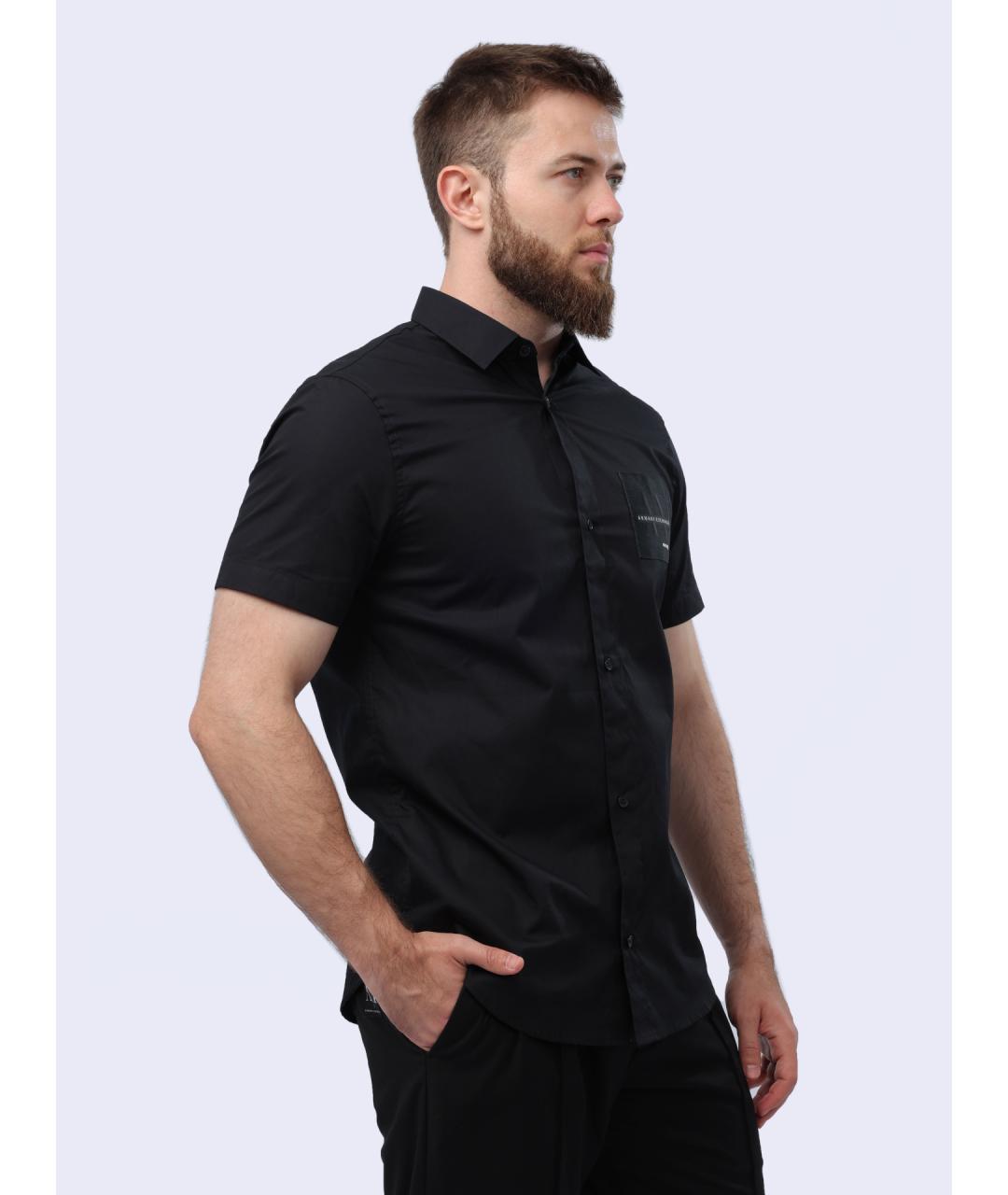 ARMANI EXCHANGE Черная кэжуал рубашка, фото 5
