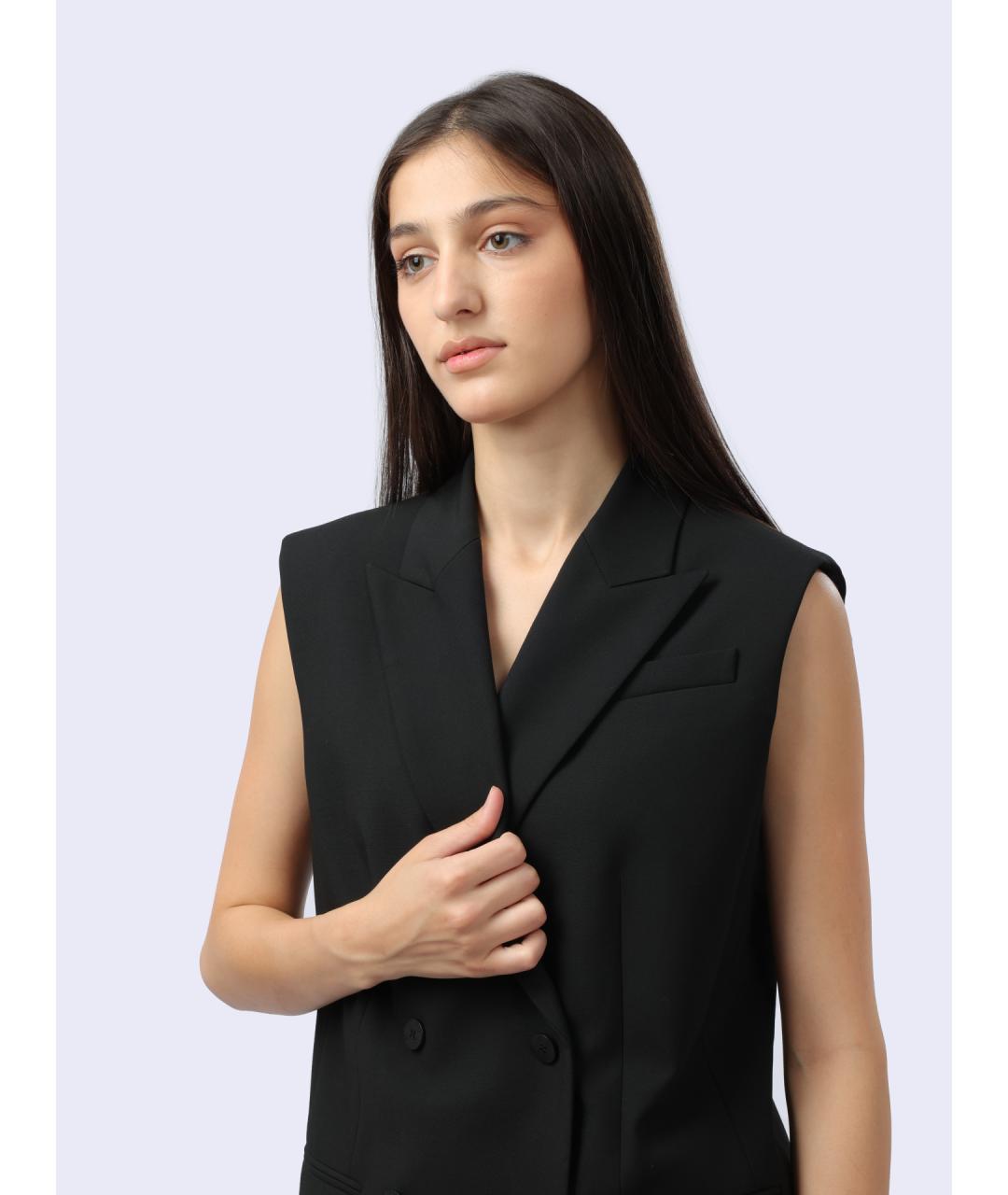 HUGO Черный жилет, фото 4