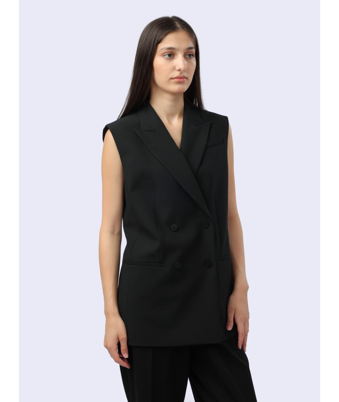 HUGO Черный жилет, фото 5