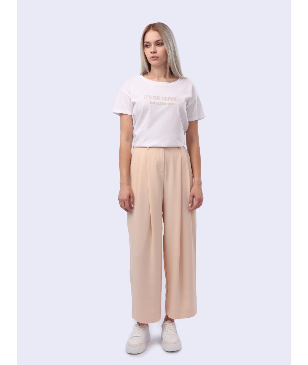 ARMANI EXCHANGE Розовые прямые брюки, фото 2