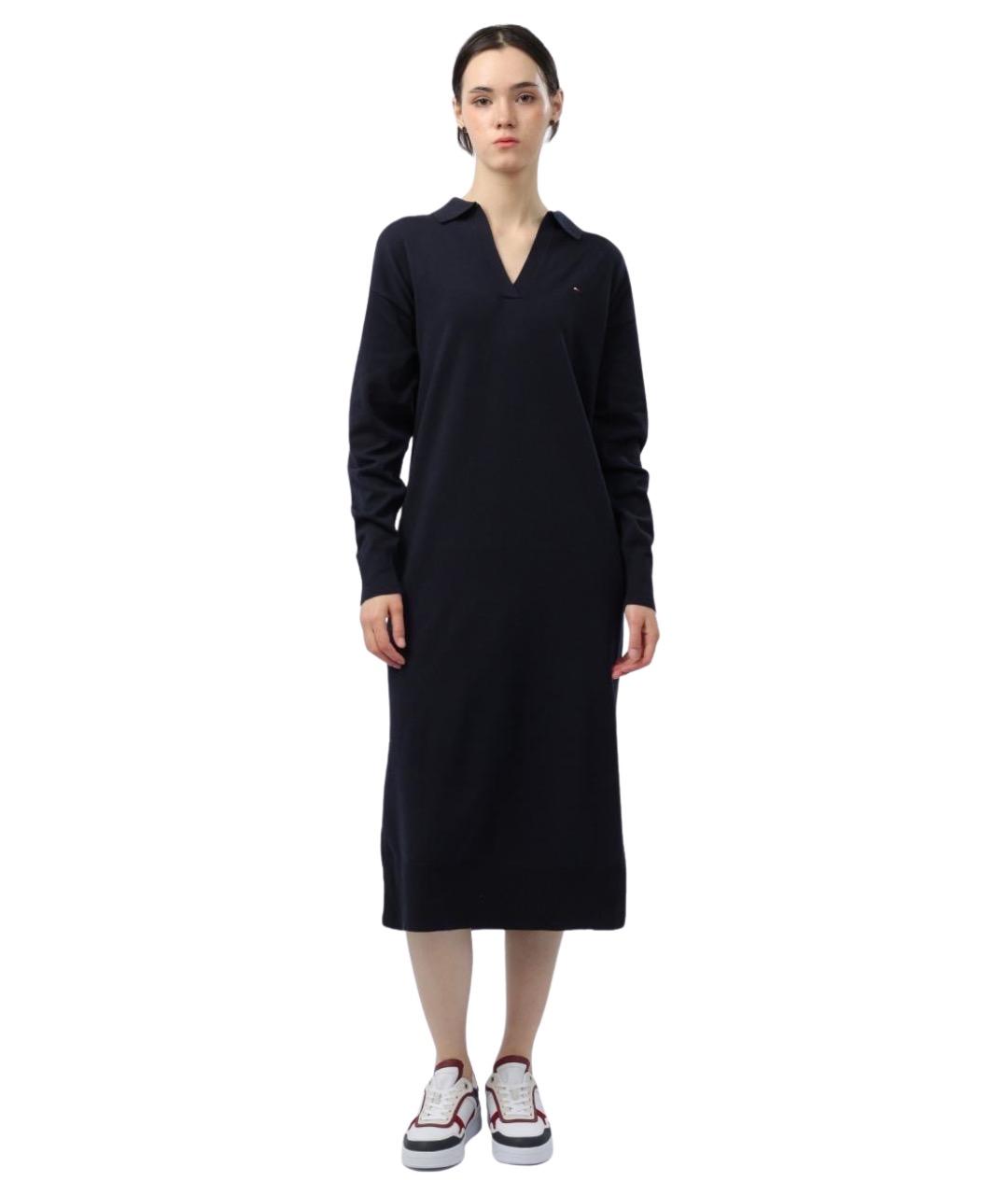 TOMMY HILFIGER Синее повседневное платье, фото 1