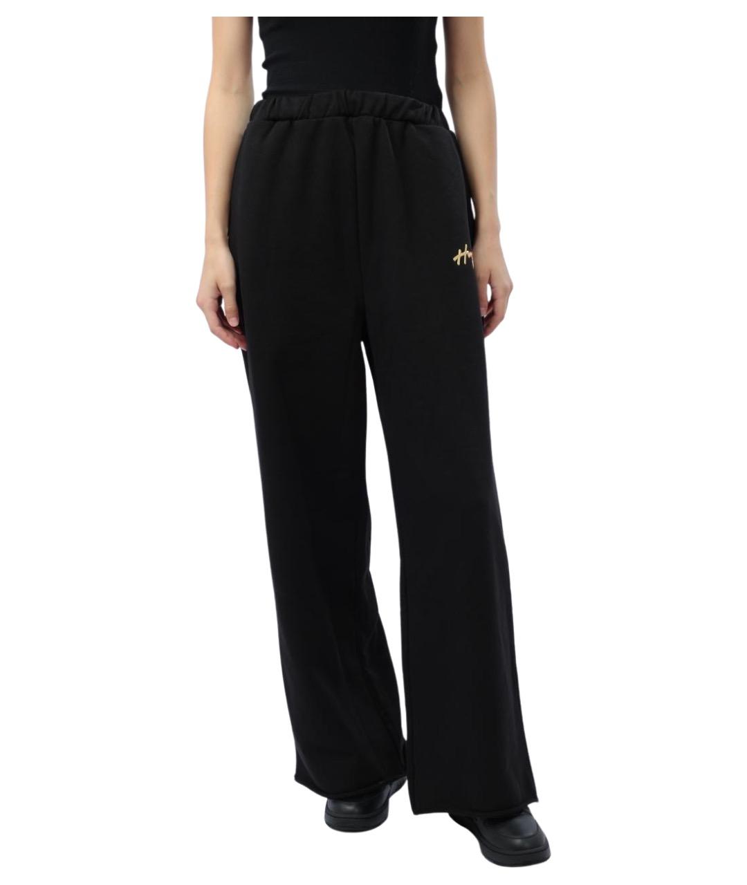 HUGO Черные прямые брюки, фото 1