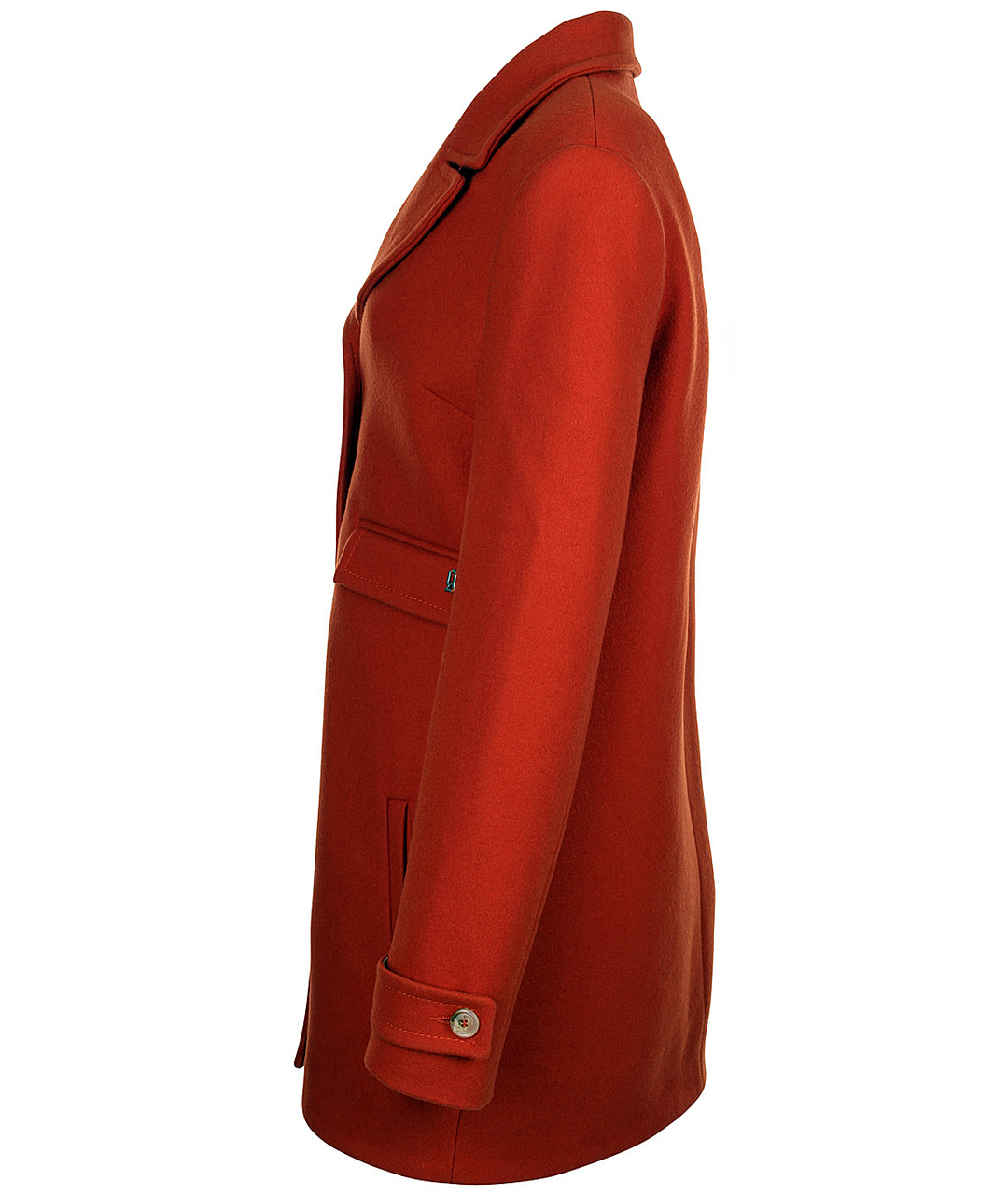 JOHN GALLIANO Оранжевое шерстяное пальто, фото 2
