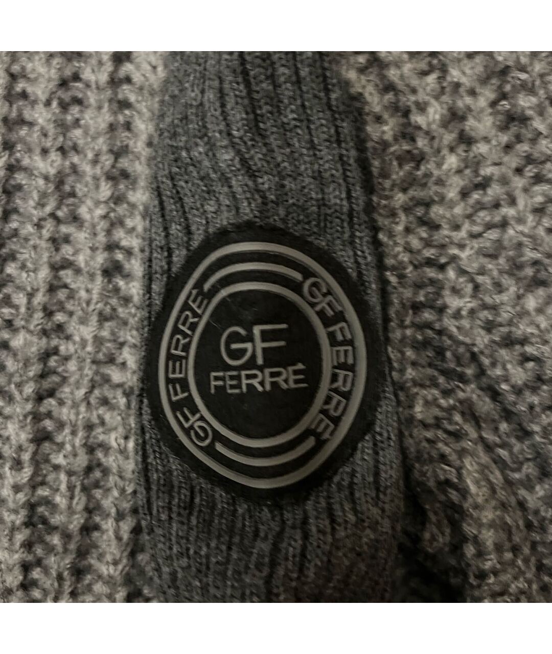 GIANFRANCO FERRE Антрацитовый кашемировый джемпер / свитер, фото 3