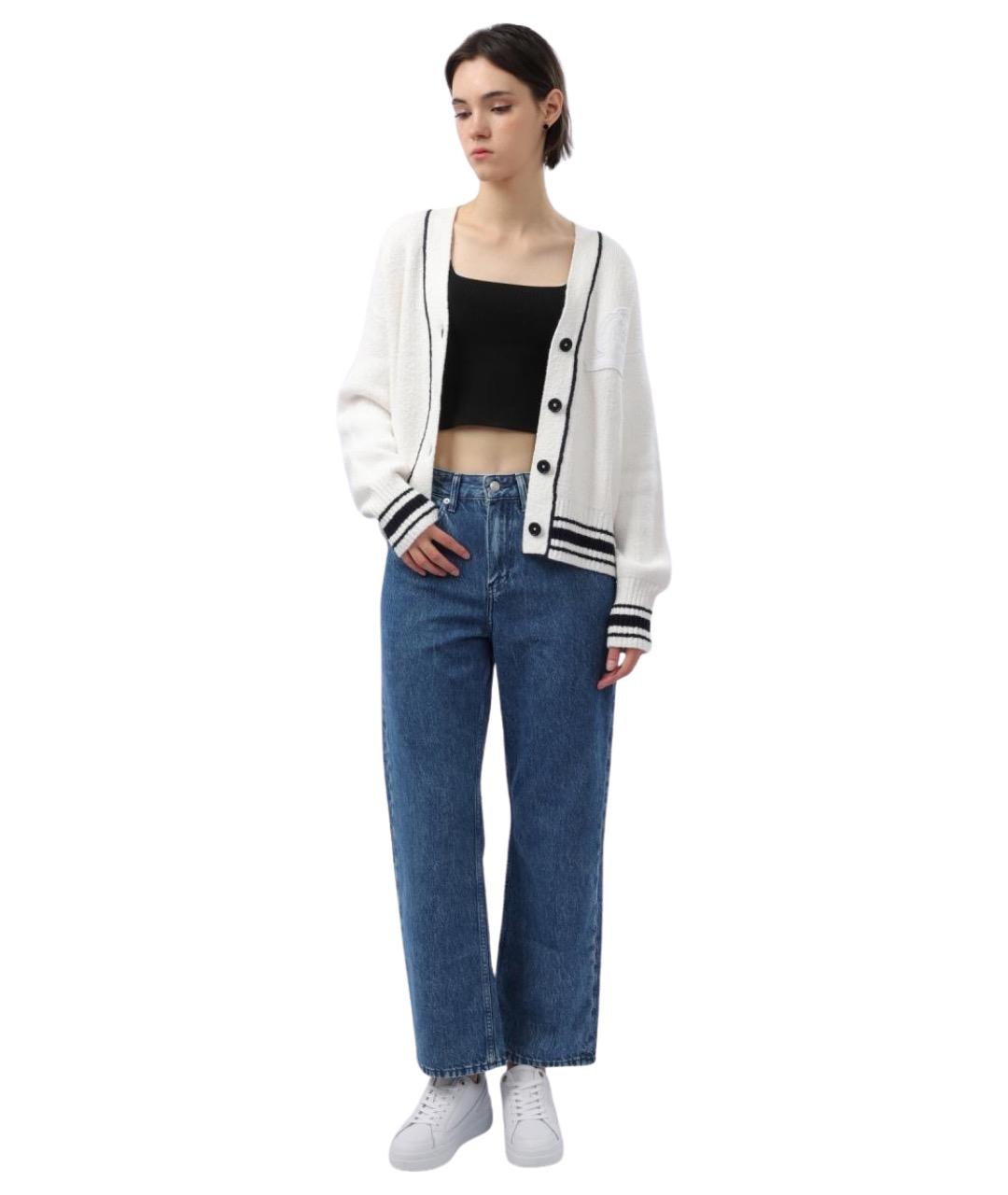 TOMMY HILFIGER Синие хлопковые прямые джинсы, фото 1