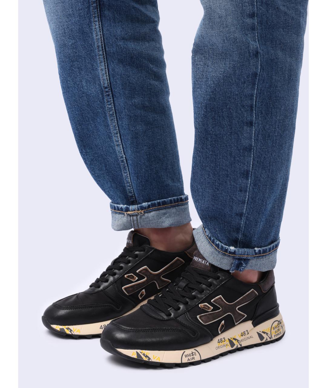 PREMIATA Черные высокие кроссовки / кеды, фото 7