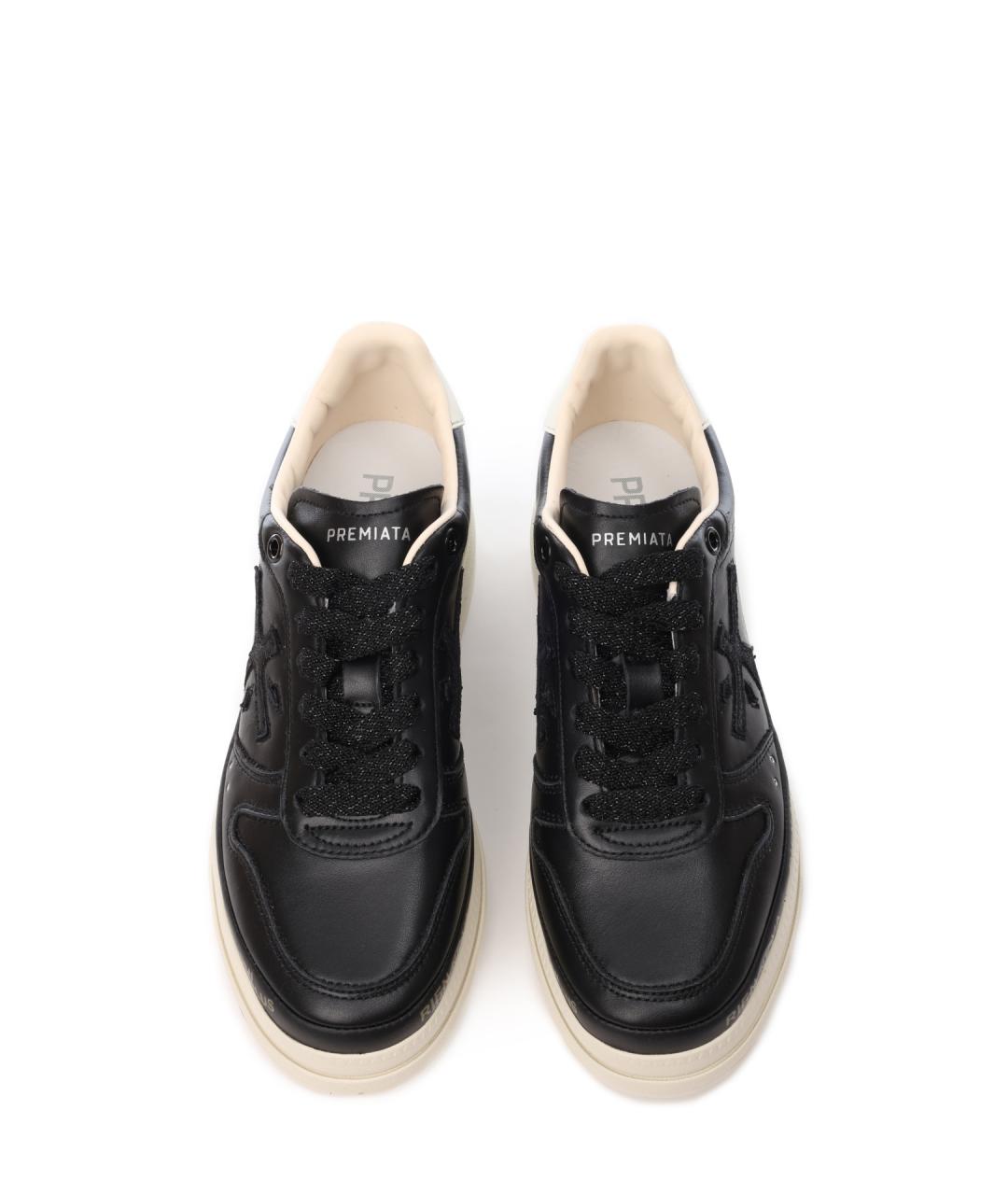 PREMIATA Черные кожаные кеды, фото 5