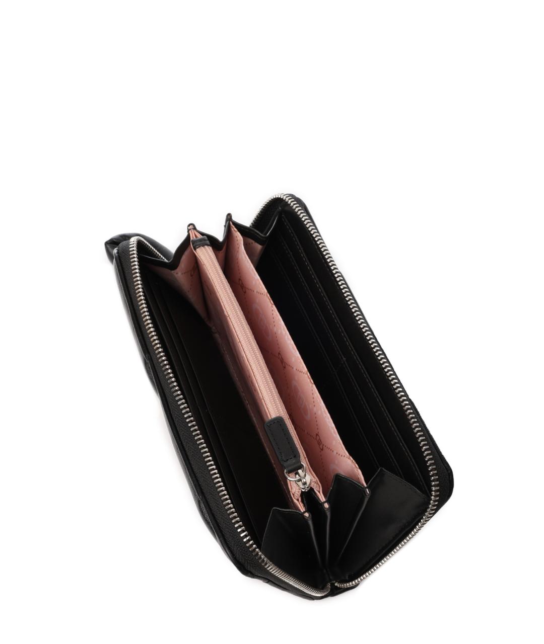 LIU JO Черный кошелек из искусственной кожи, фото 4