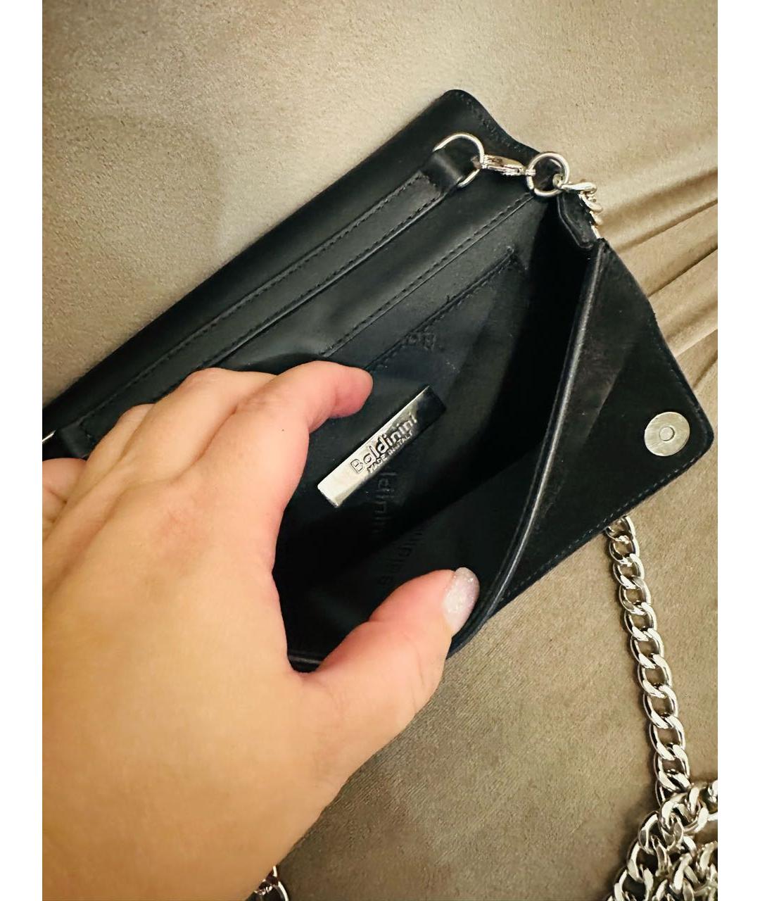 BALLY Черная замшевая сумка через плечо, фото 2