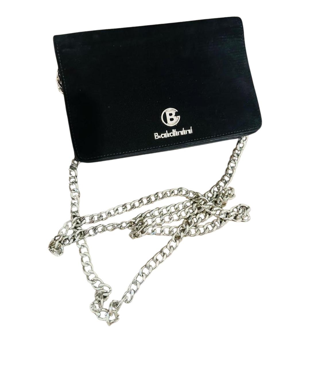 BALLY Черная замшевая сумка через плечо, фото 1