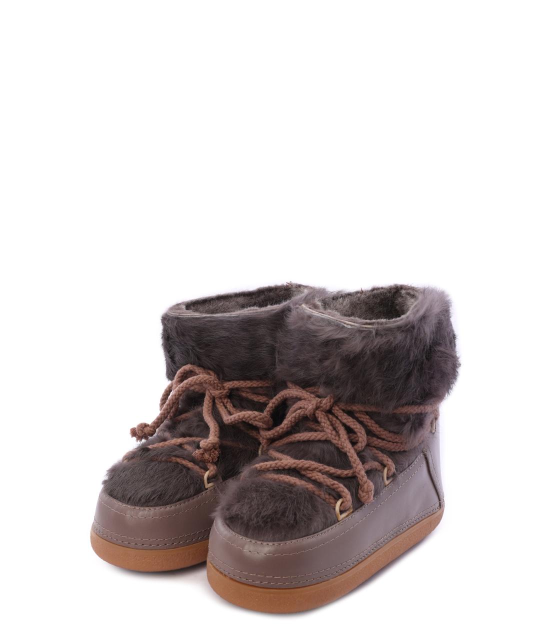 INUIKII Коричневые ботинки, фото 2