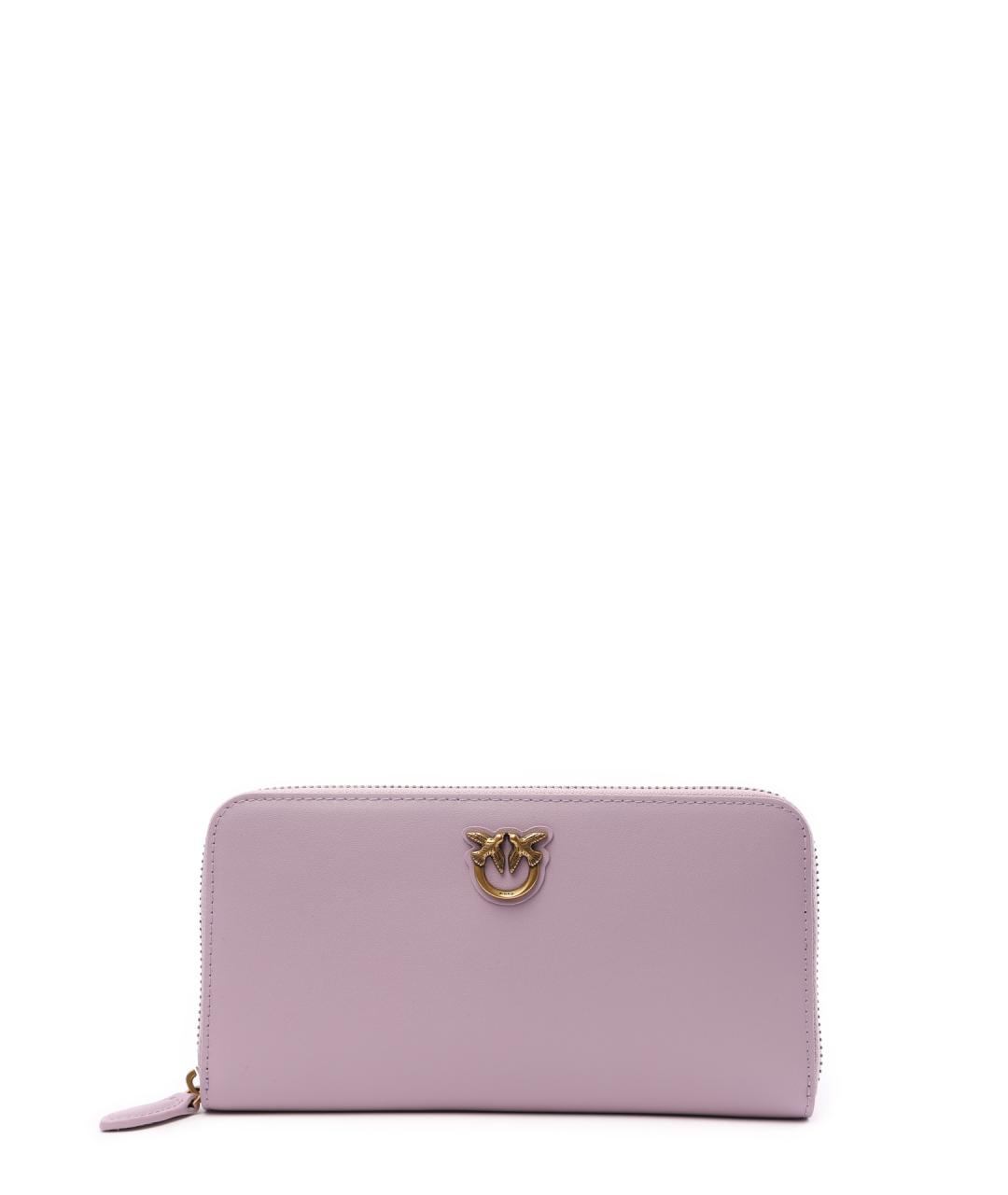 PINKO Фиолетовый кожаный кошелек, фото 1