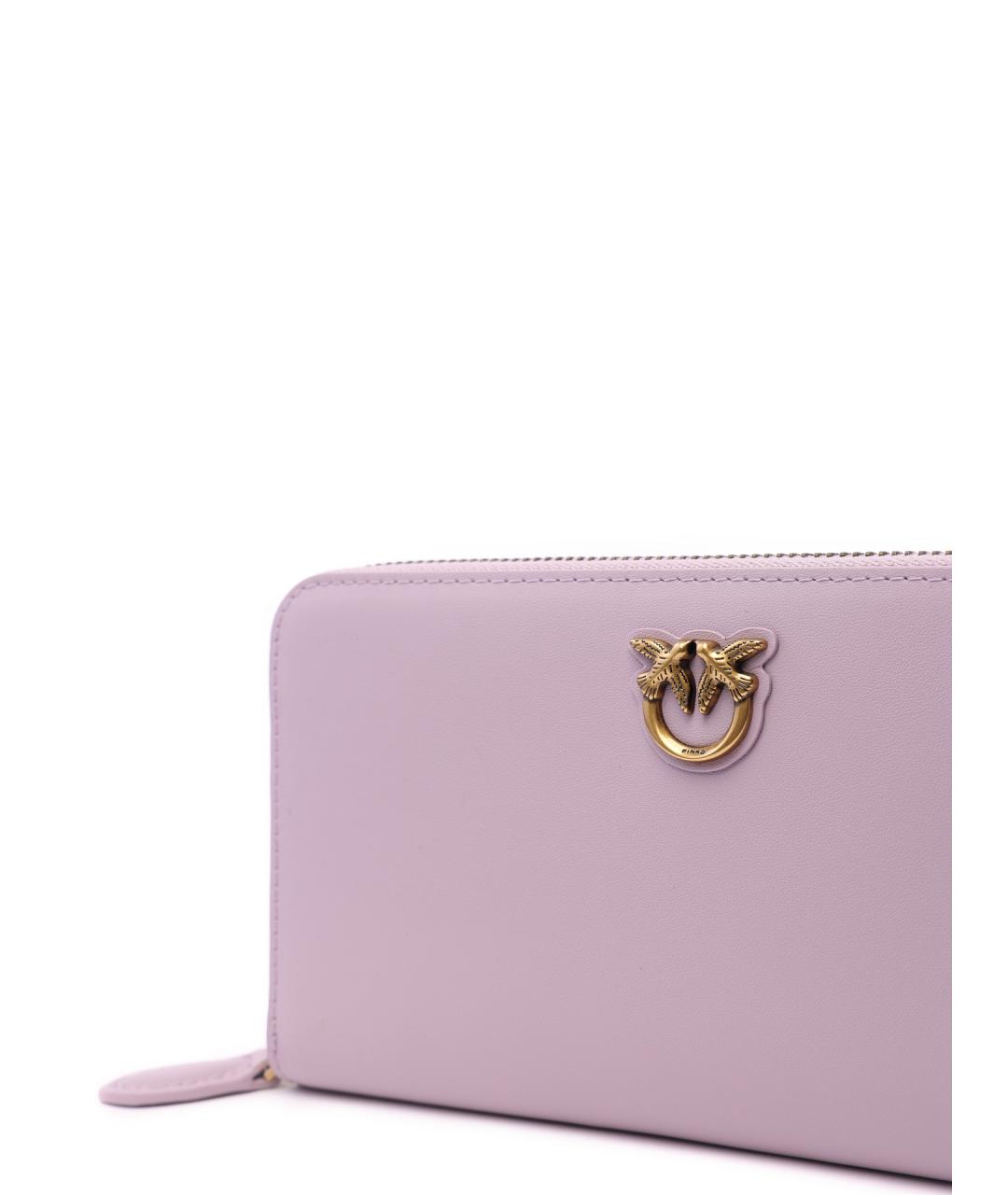 PINKO Фиолетовый кожаный кошелек, фото 6