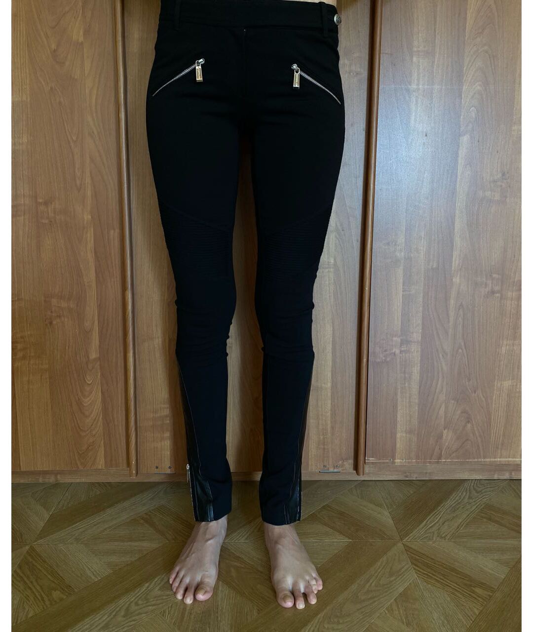 BARBARA BUI Черные вискозные брюки узкие, фото 6