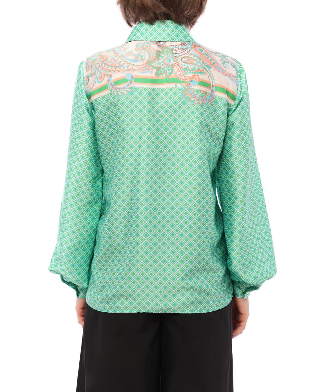 LIU JO Зеленая блузы, фото 3