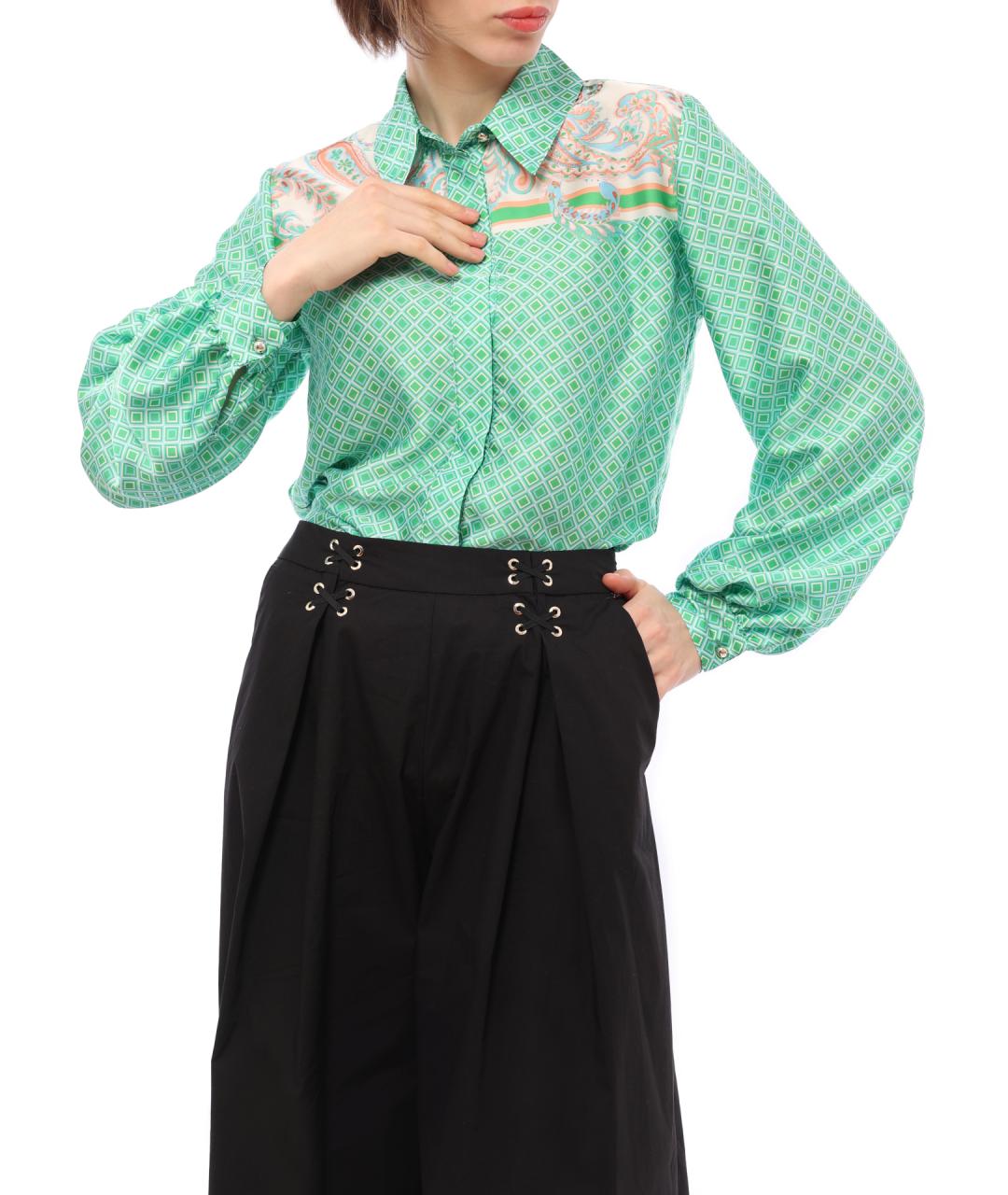 LIU JO Зеленая блузы, фото 2