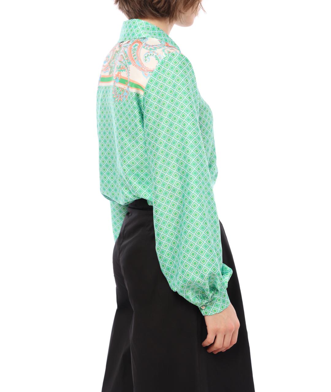 LIU JO Зеленая блузы, фото 5