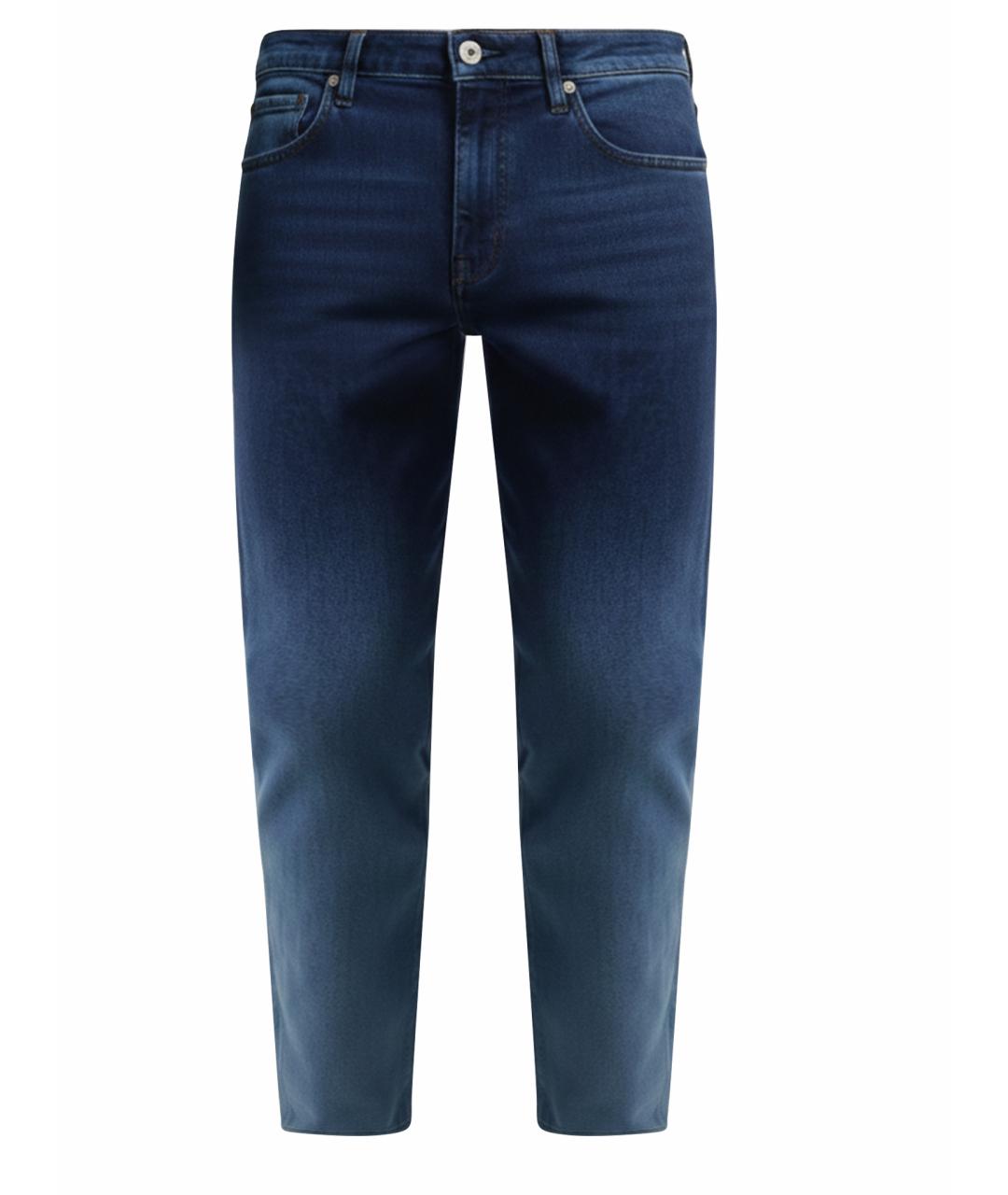 HUGO BOSS Синие хлопковые прямые джинсы, фото 1