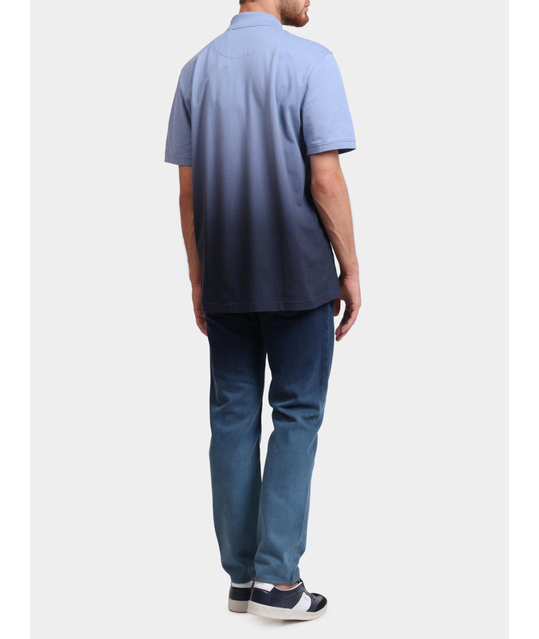 HUGO BOSS Синие хлопковые прямые джинсы, фото 5