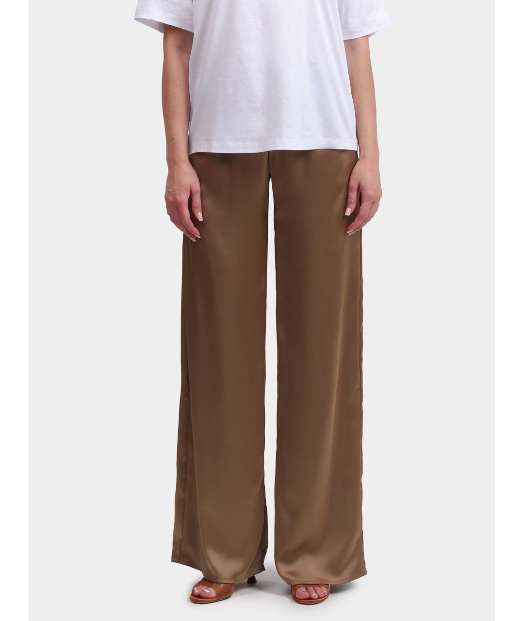 HERNO Бежевые полиэстеровые прямые брюки, фото 6