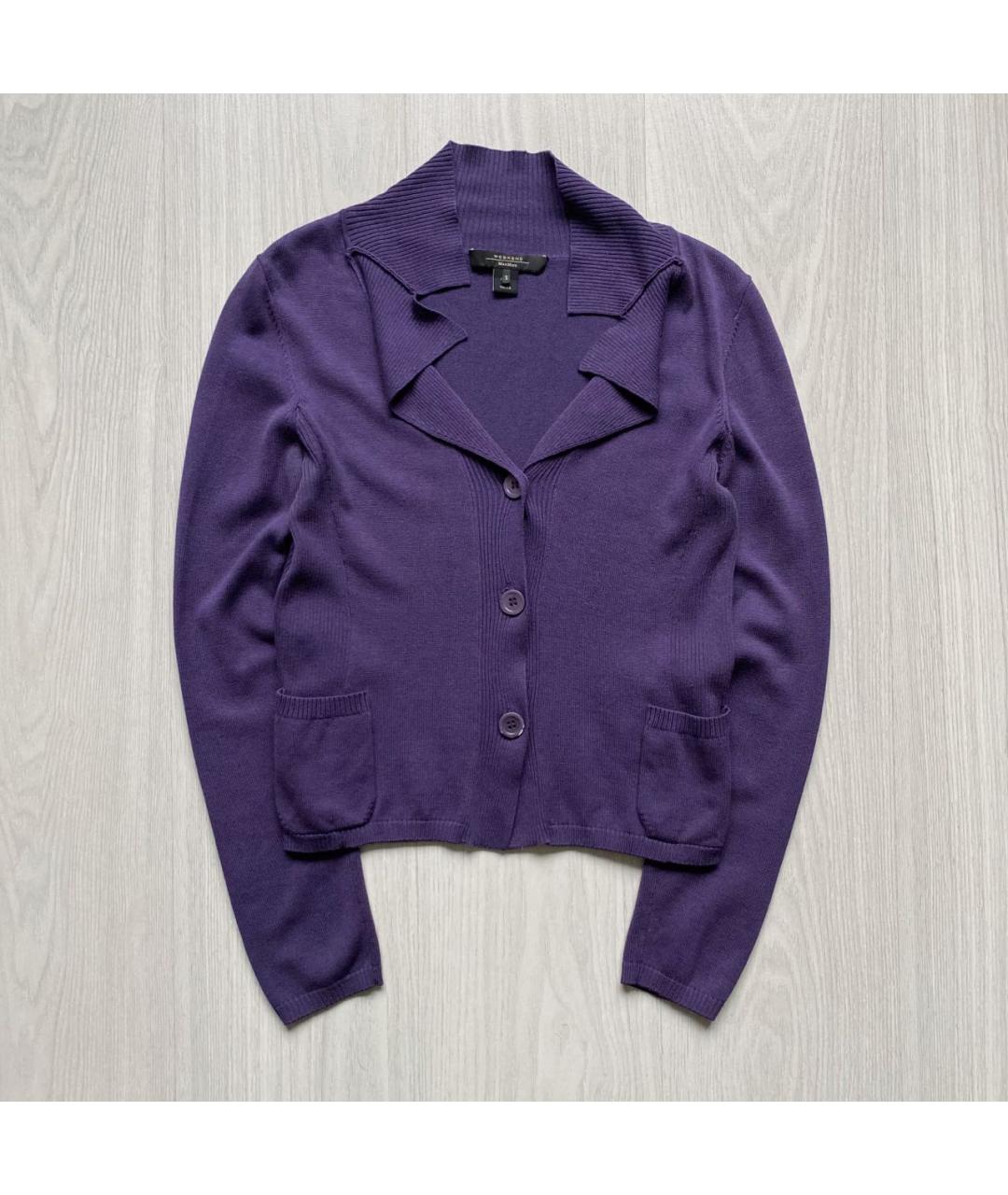 WEEKEND MAX MARA Фиолетовый кардиган, фото 8