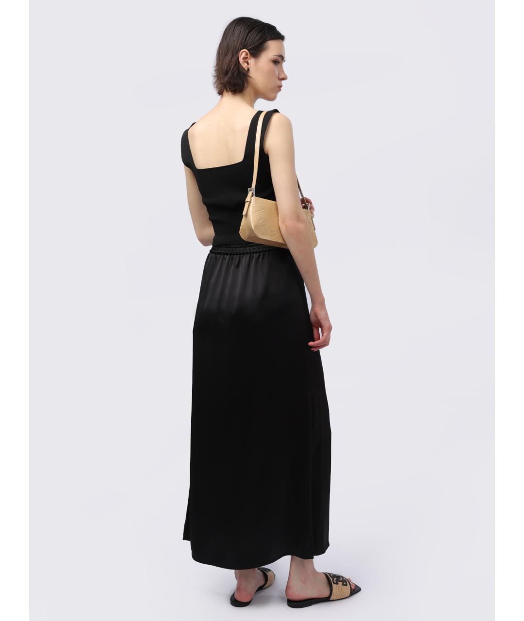 HERNO Черная юбка макси, фото 5