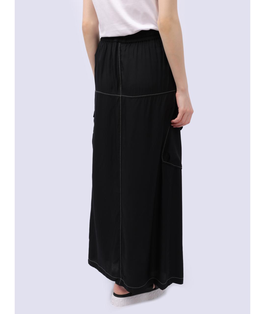 PINKO Черная юбка макси, фото 7