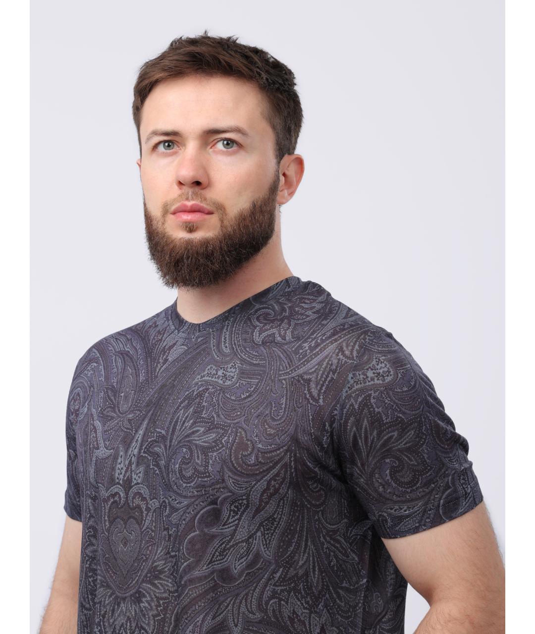 ETRO Синяя футболка, фото 5