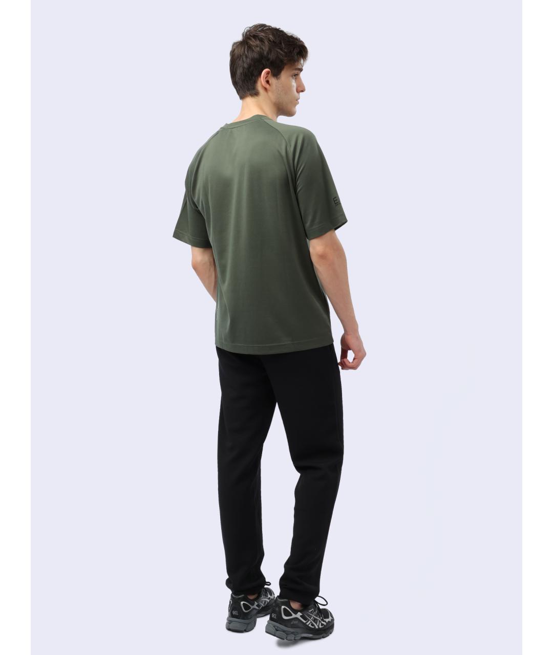 EA7 Хаки футболка, фото 7