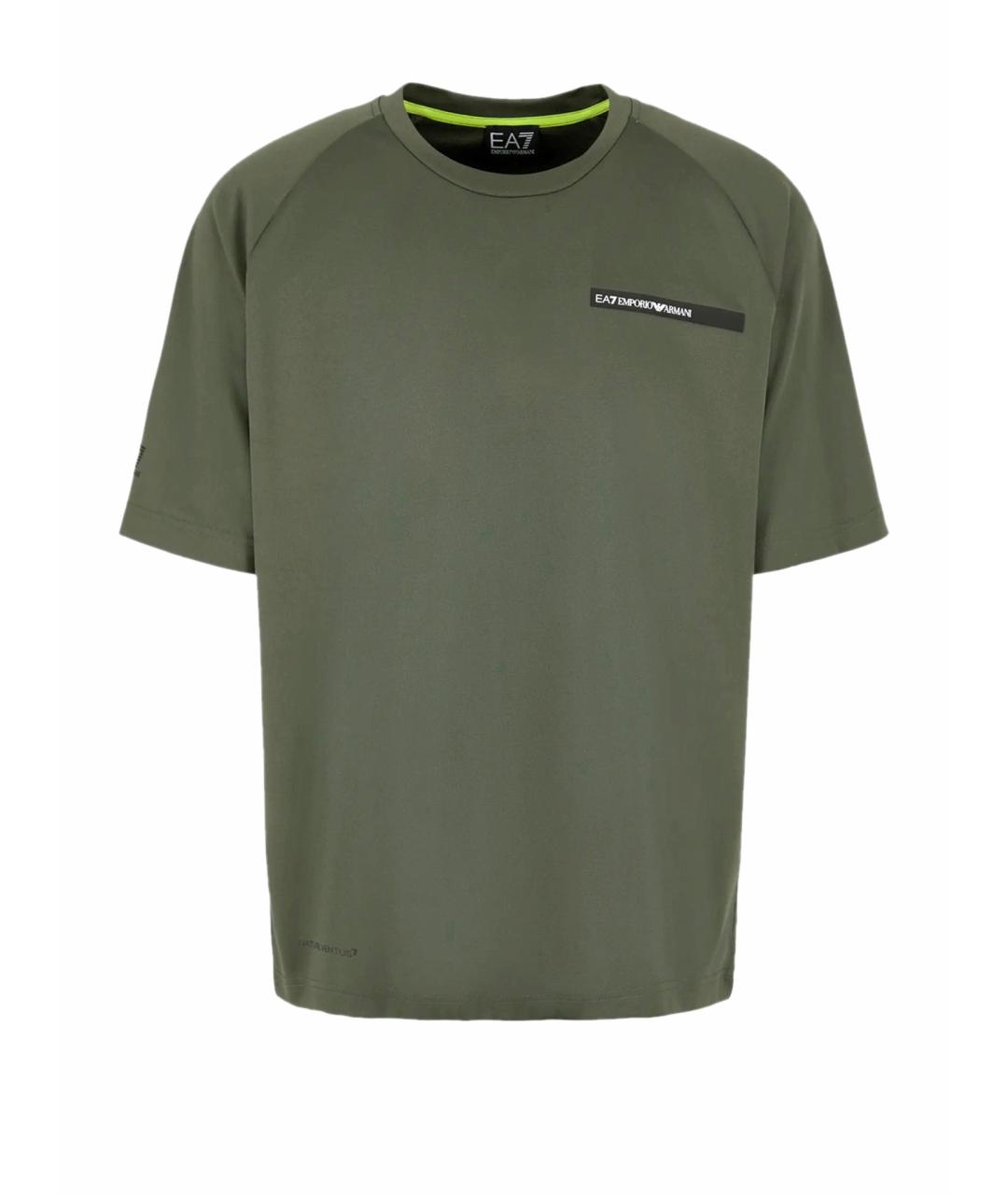 EA7 Хаки футболка, фото 1