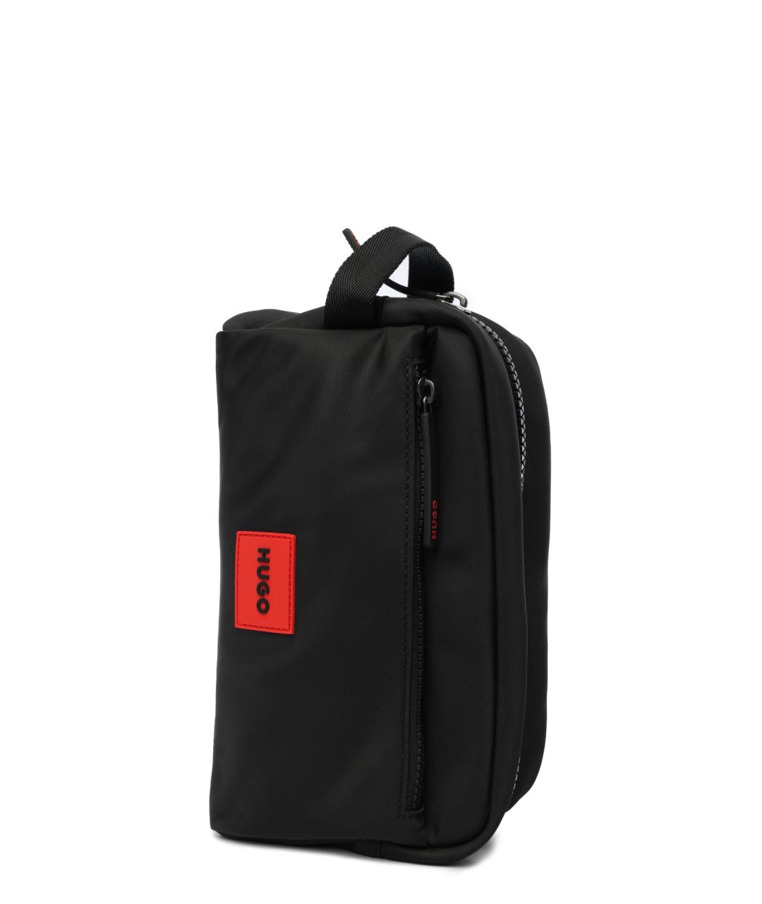 HUGO Черная барсетка, фото 5