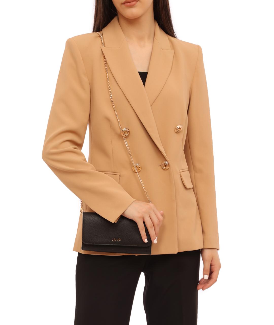 LIU JO Бежевый жакет/пиджак, фото 3