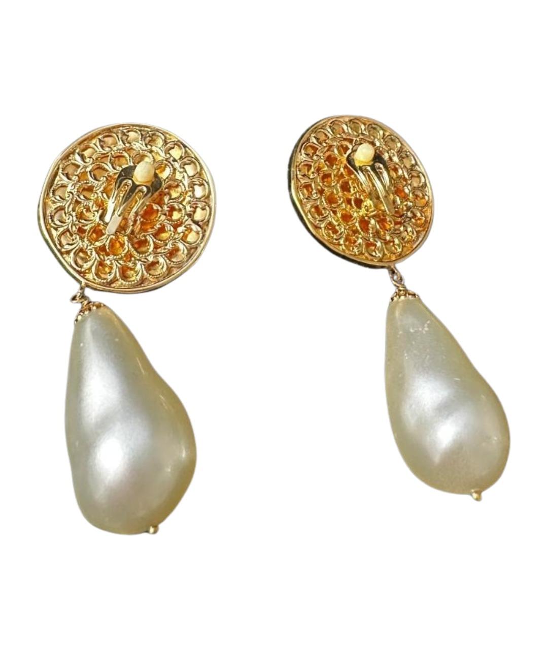 DOLCE&GABBANA Золотые латунные клипсы, фото 1