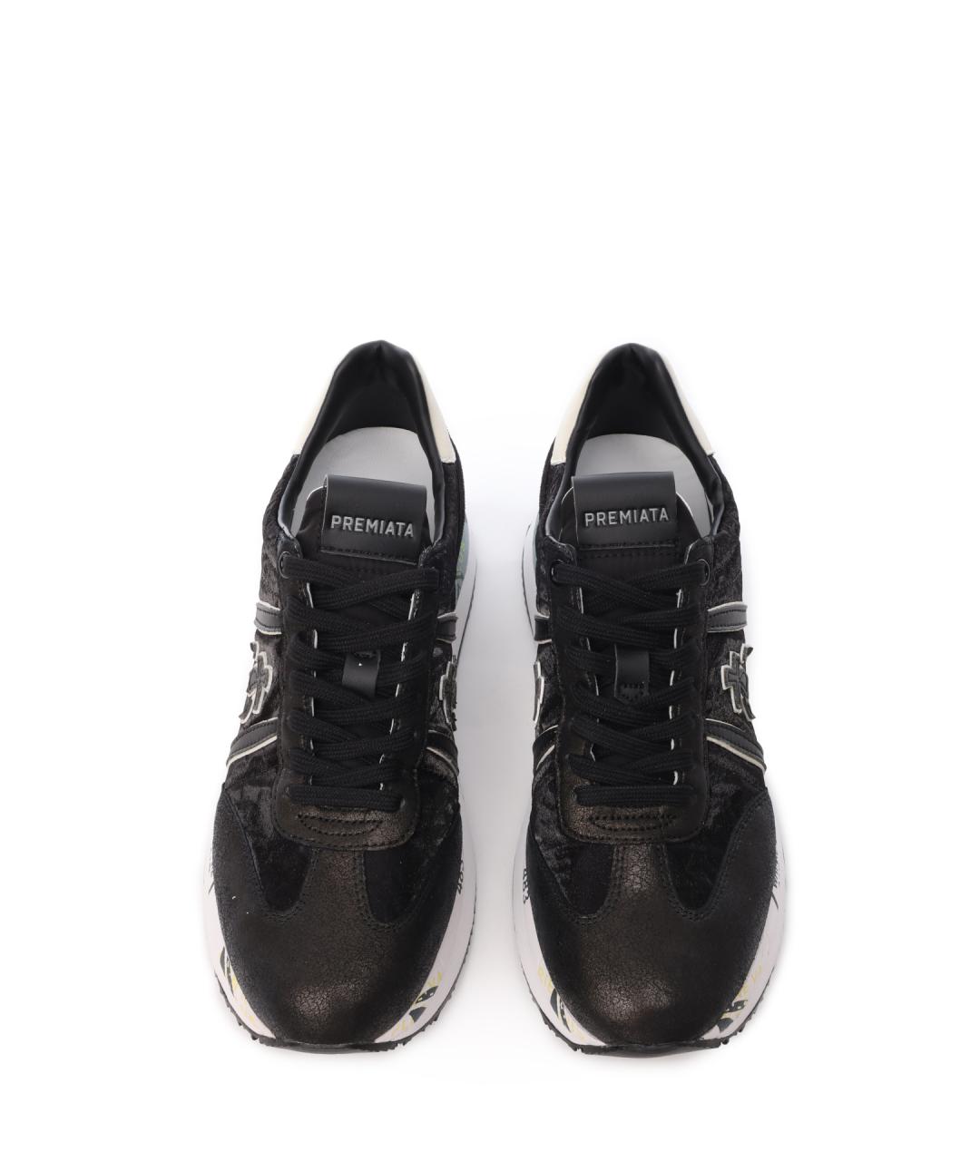 PREMIATA Черные текстильные кроссовки, фото 5