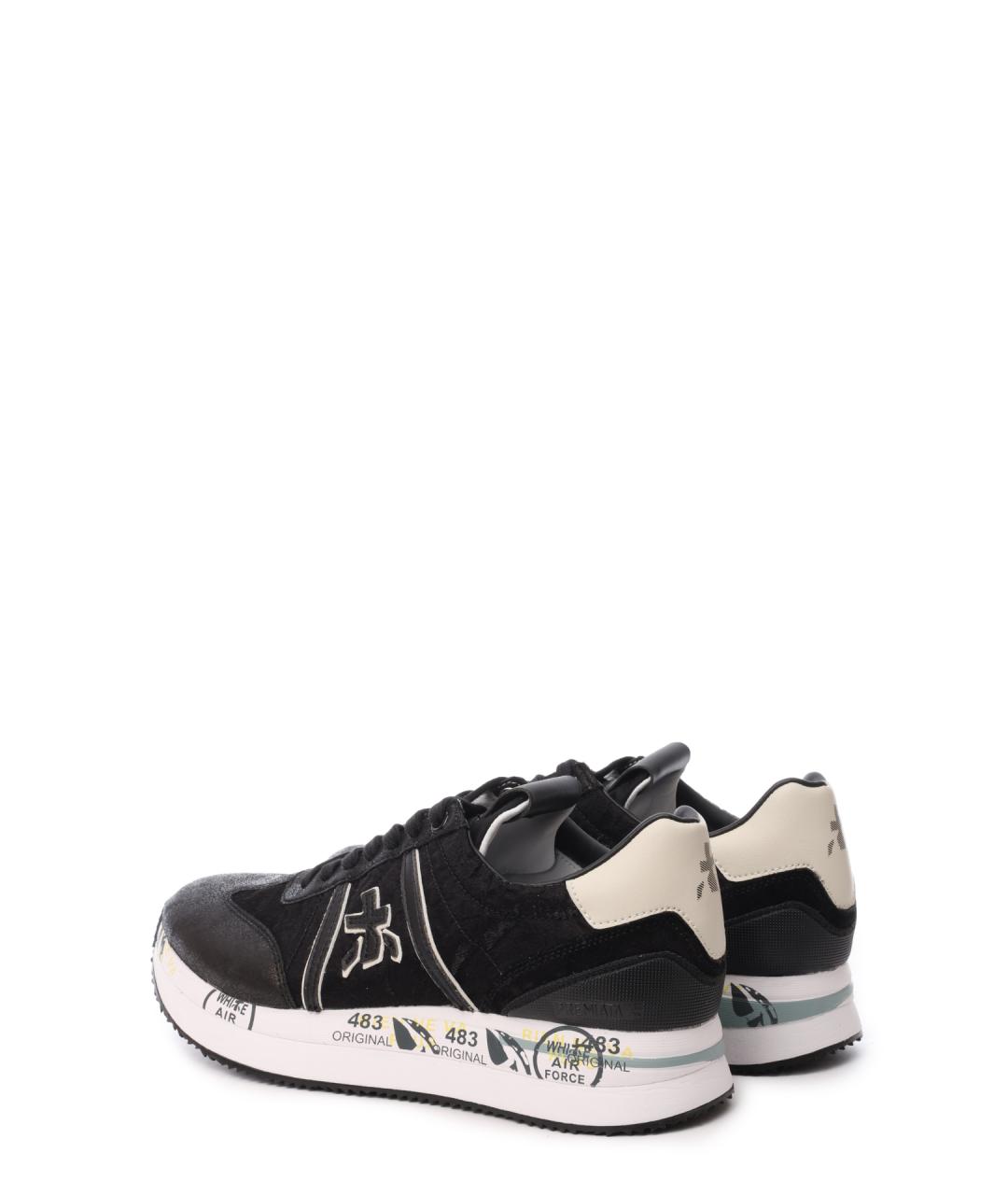 PREMIATA Черные текстильные кроссовки, фото 3