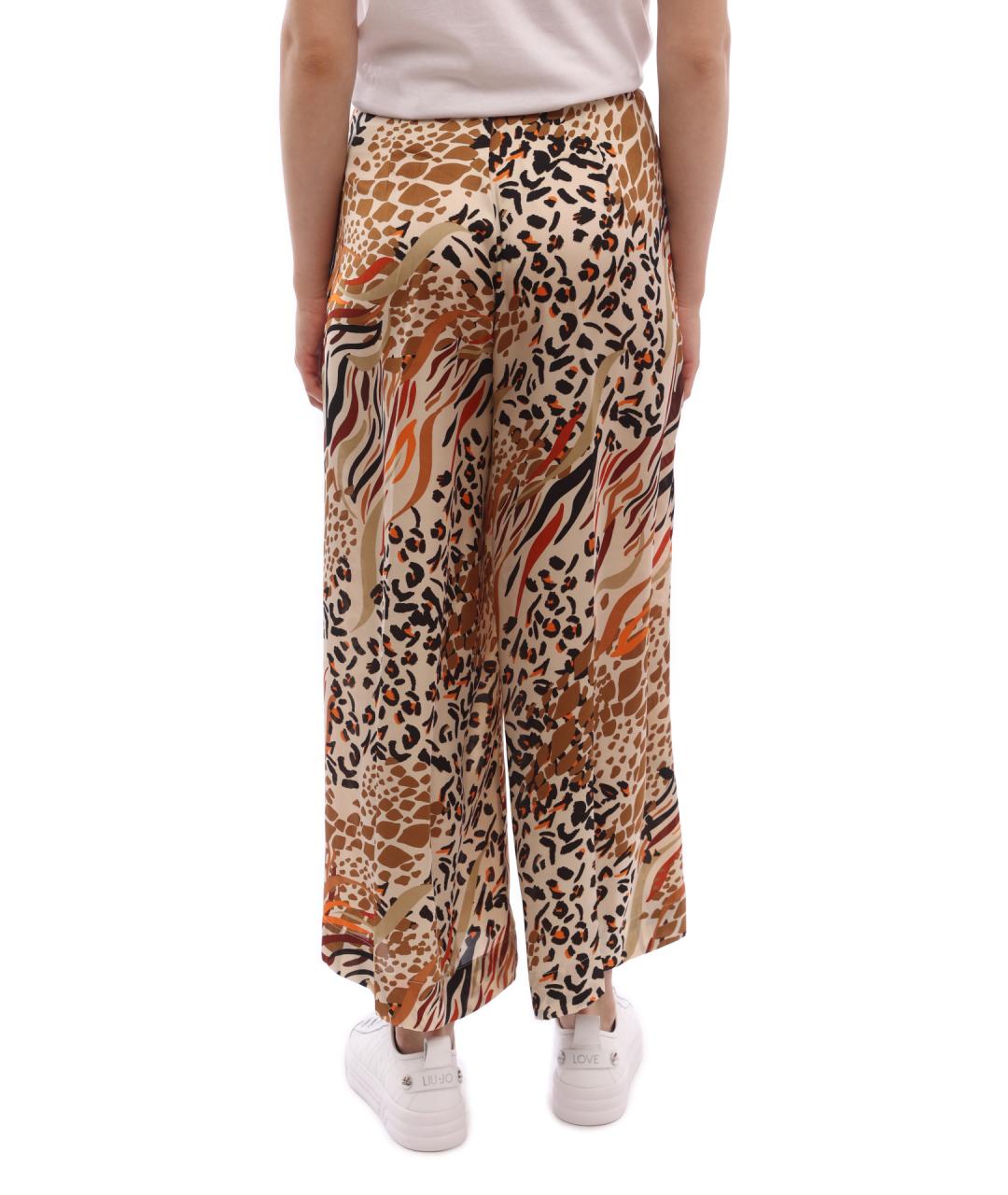 LIU JO Мульти прямые брюки, фото 4