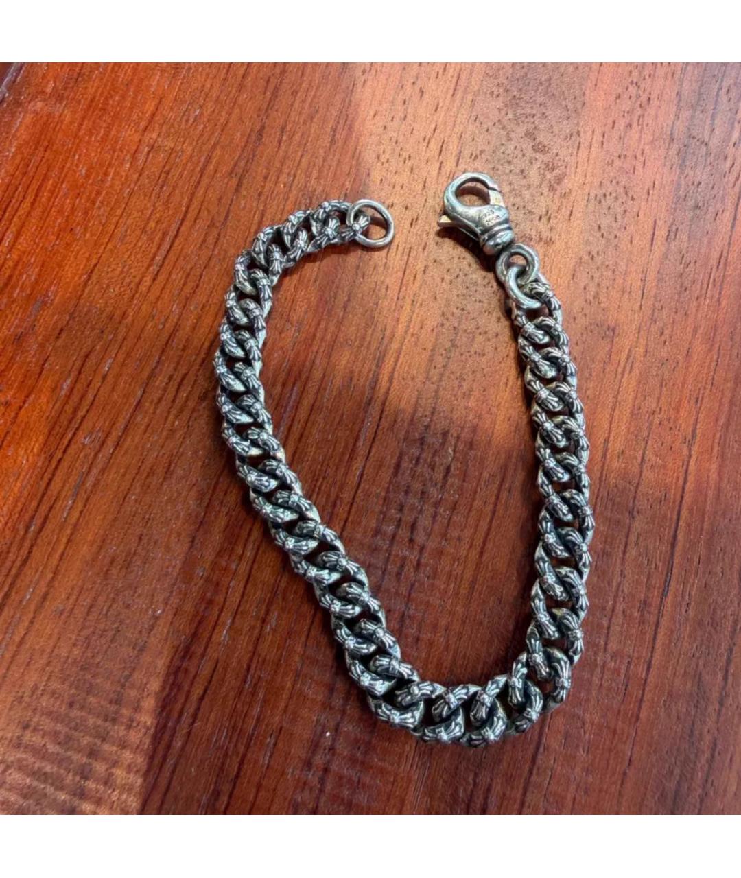 CHROME HEARTS Серебрянный серебряный браслет, фото 4