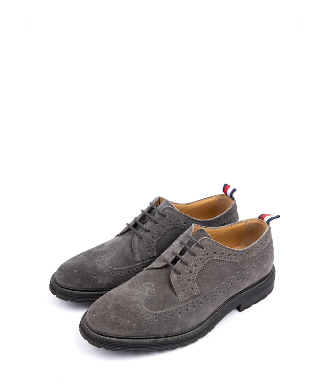 TOMMY HILFIGER Серые замшевые туфли, фото 2