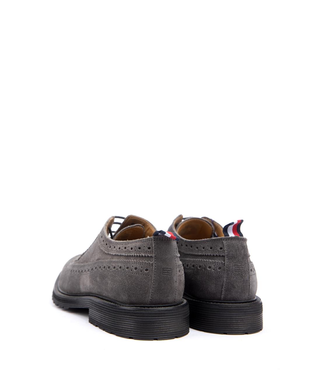 TOMMY HILFIGER Серые замшевые туфли, фото 3